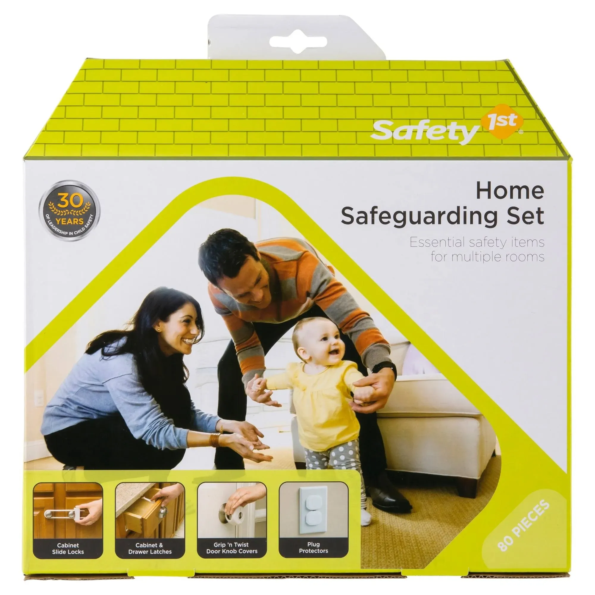 Safety 1ˢᵗ Home Safeguarding Set (80 pcs), White