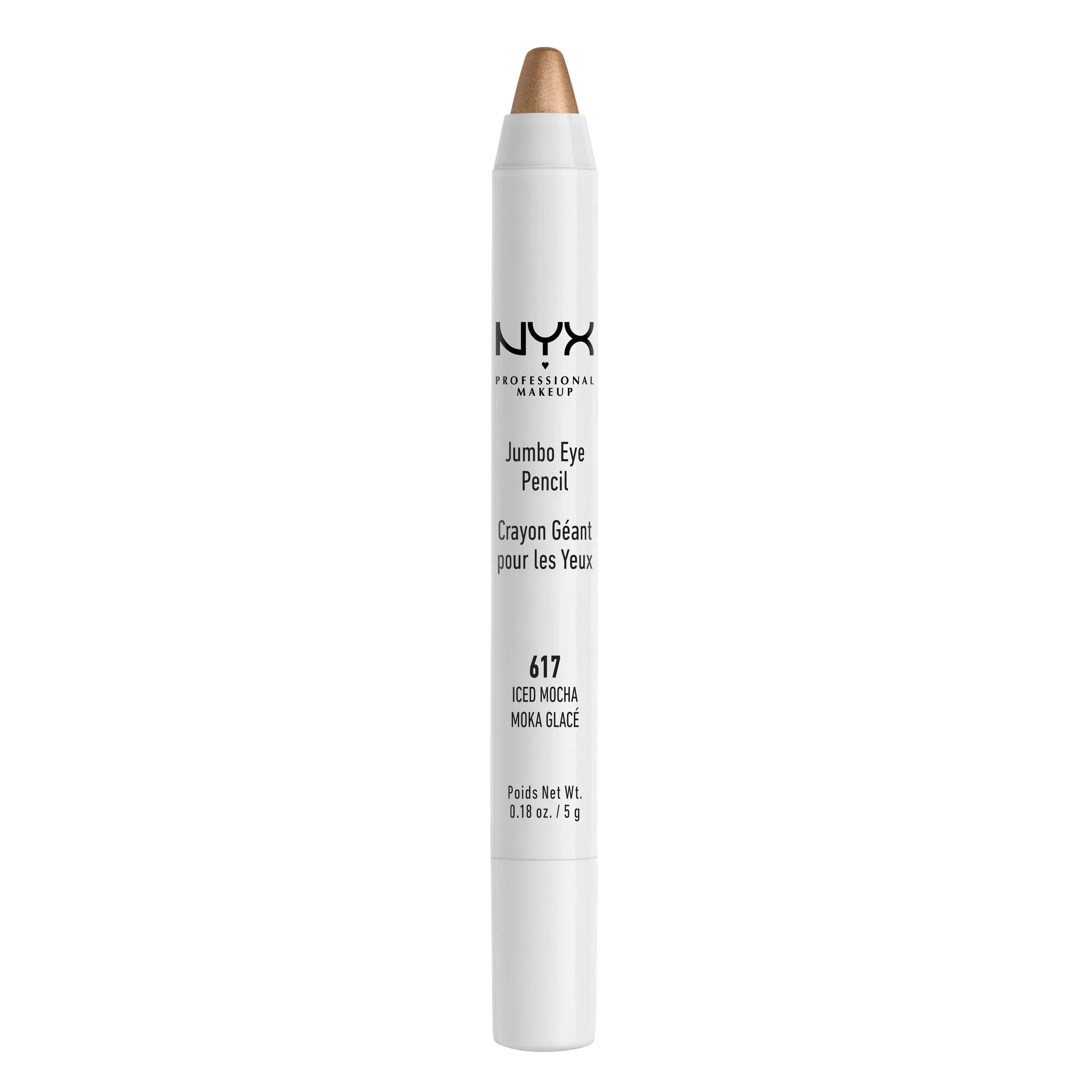 NYX Jumbo Eye Pencil All-In-One Eyeshadow Eyeliner Pencil in Iced Mocha | NEW