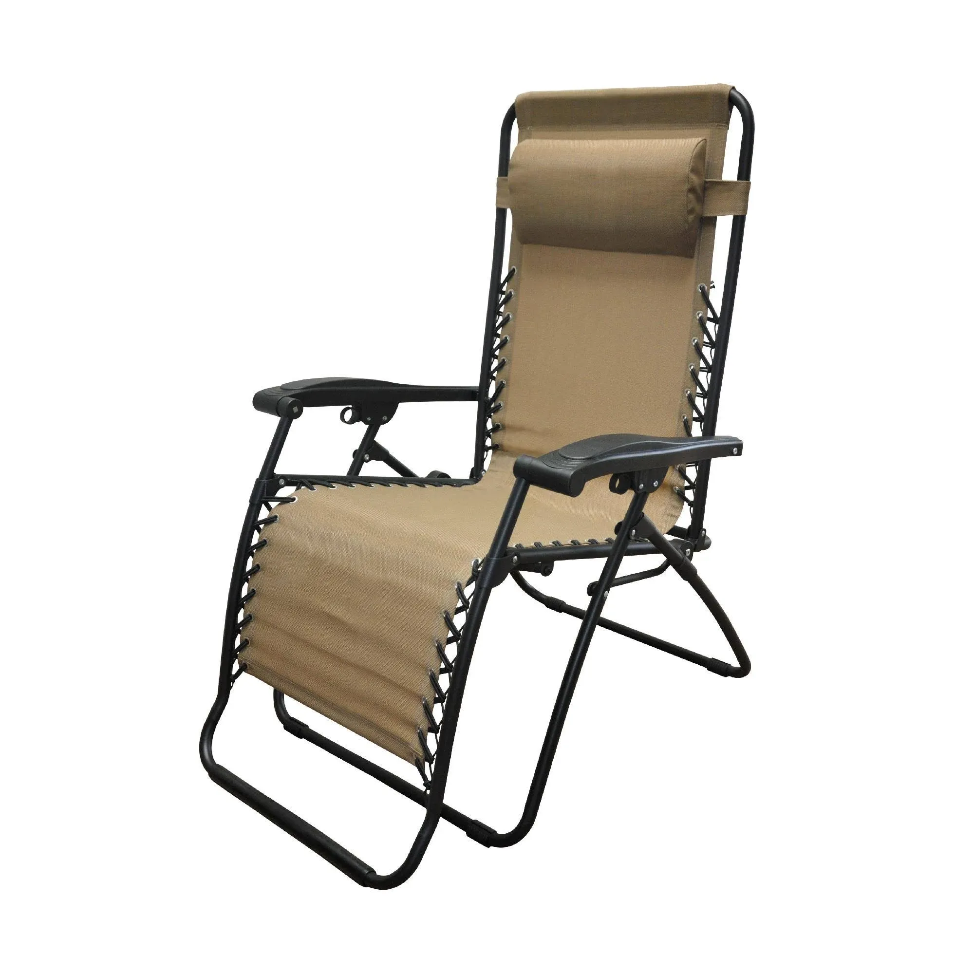 Caravan Oversized Infinity Zero Gravity Chair, Black