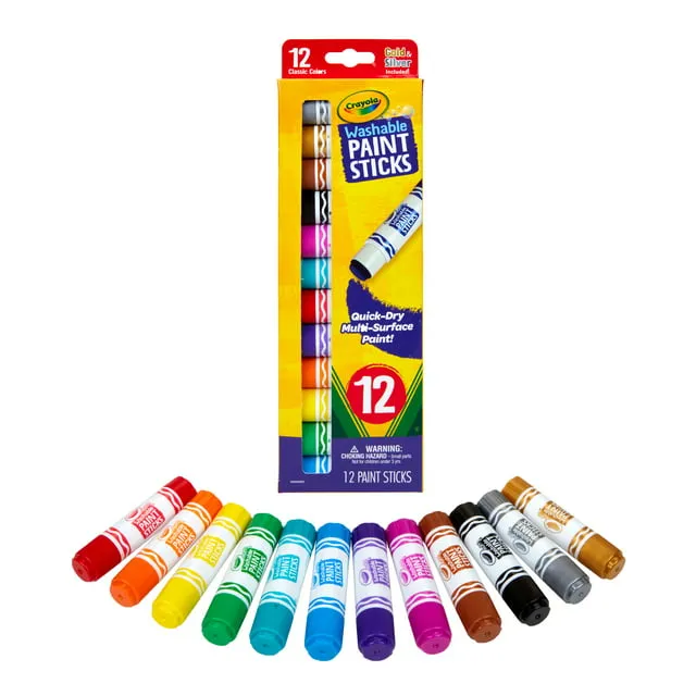 Crayola Project Quick-Dry Paint Sticks