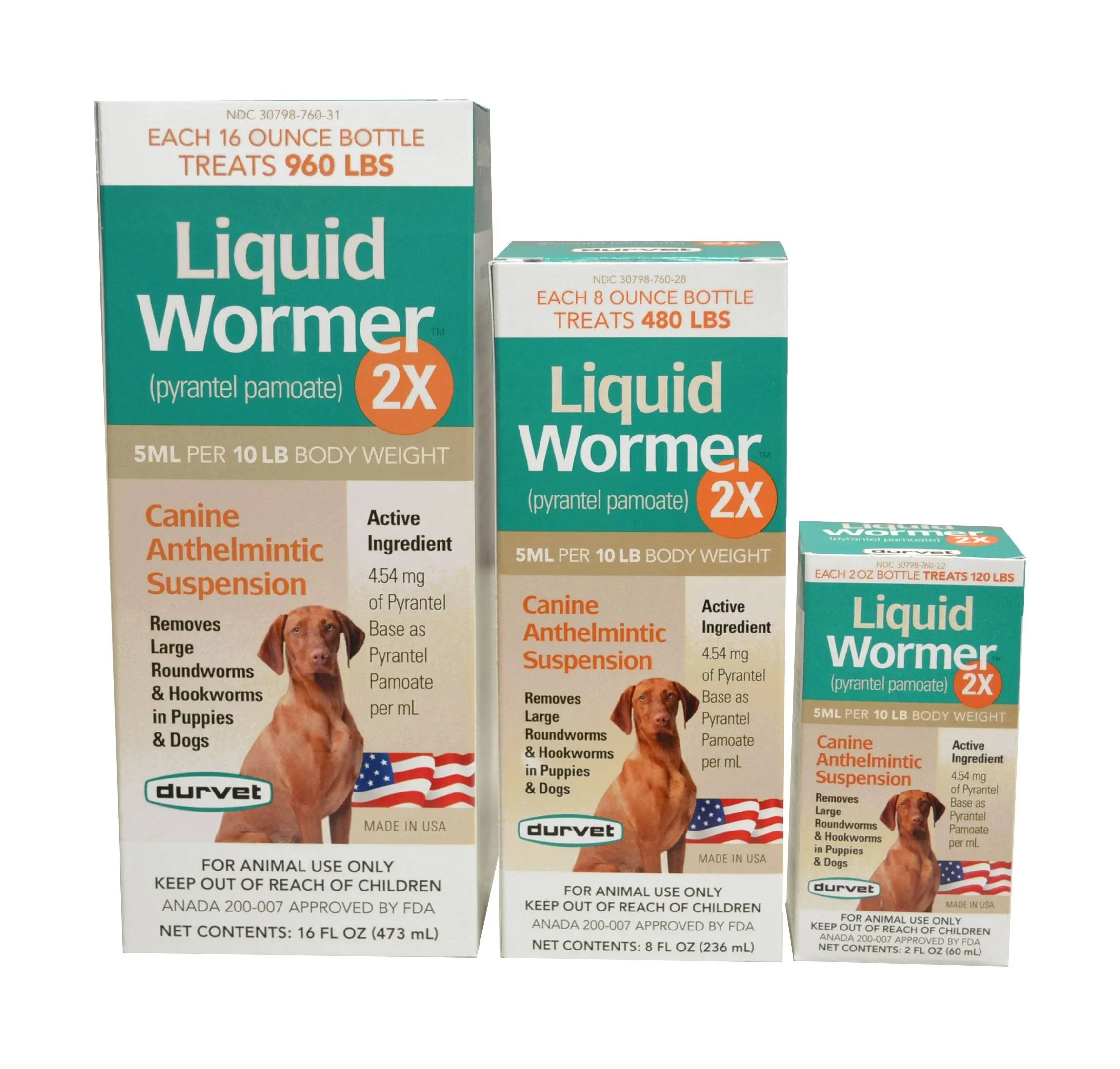 Durvet - 2x Liquid Wormer 2 oz