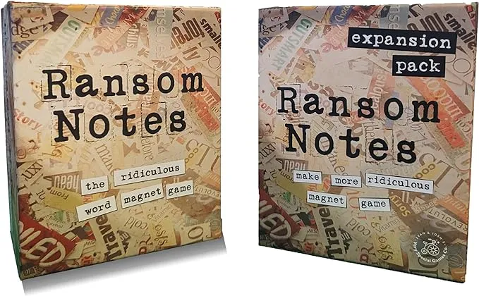 Ransom Notes The Ridiculous Word Magnet Party Game