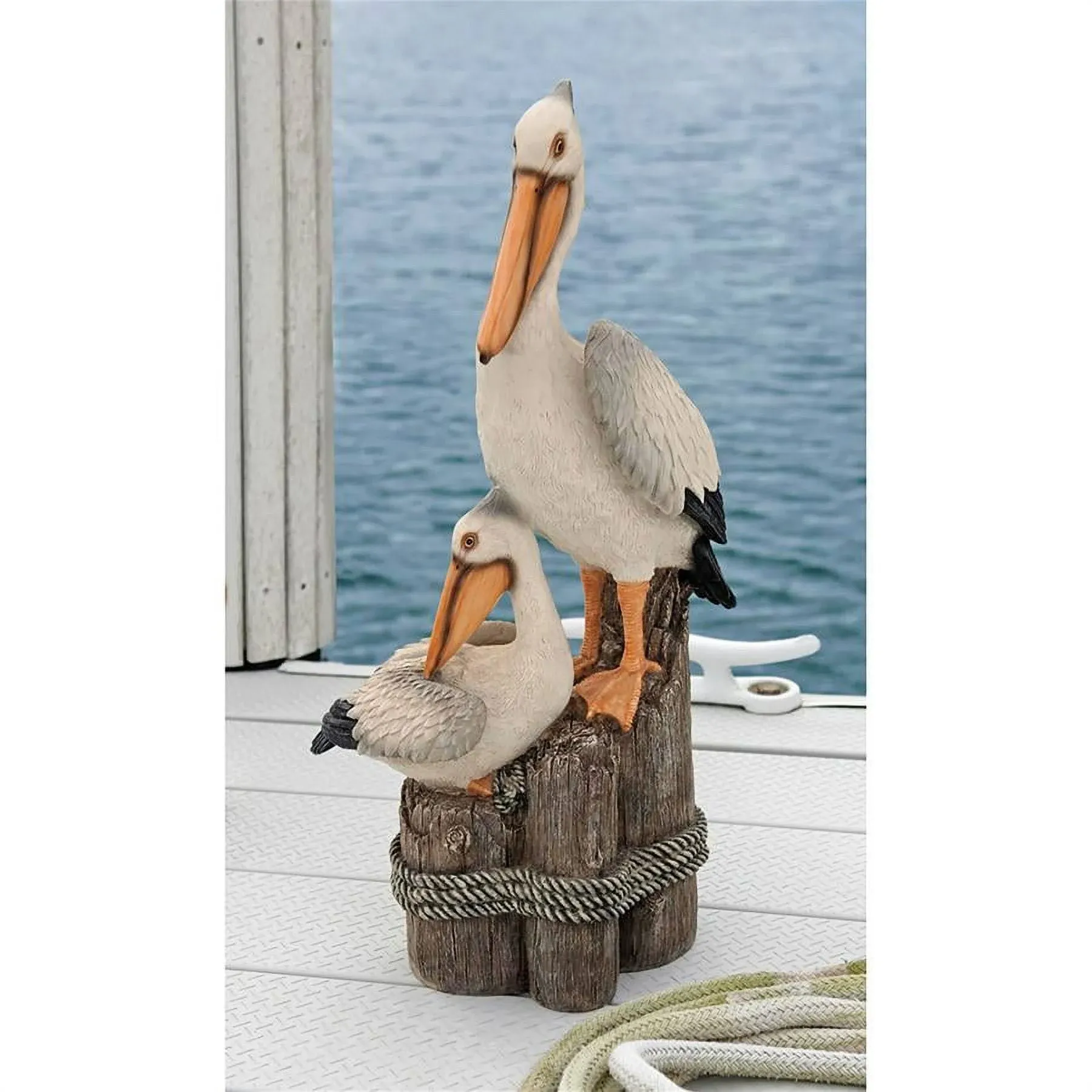 Design Toscano Ocean&s Perch Pelican Statue