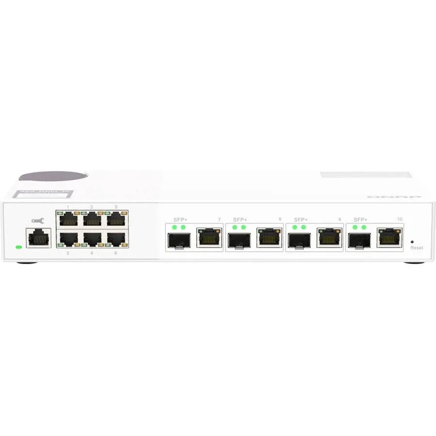 10GbE 2.5GbE Layer 2 Web Managed Switch for SMB QNAP QSW-M2106-4C-US