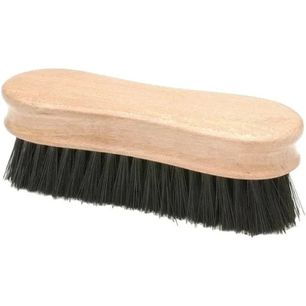 Tough-1 Horse Hair Face Brush Nylon Bristles Wood Back 4 3/4&#034; 68-15-0-0