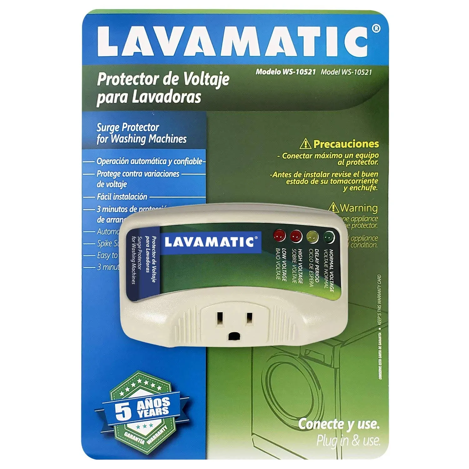 Lavamatic Electronic Surge Protector for Washing Machine