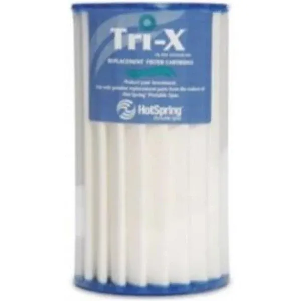 Hot Spring Spas Tri-X Ceramic Cartridge Filter Single 73250, White