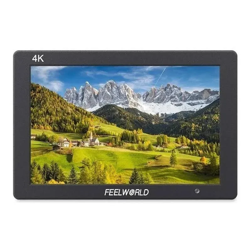 FEELWORLD T7 7 Inch DSLR On Camera Field Monitor Video Assist Full HD 1920x1200 4K HDMI Input Output with Peaking Focus Rugged Aluminum Housing