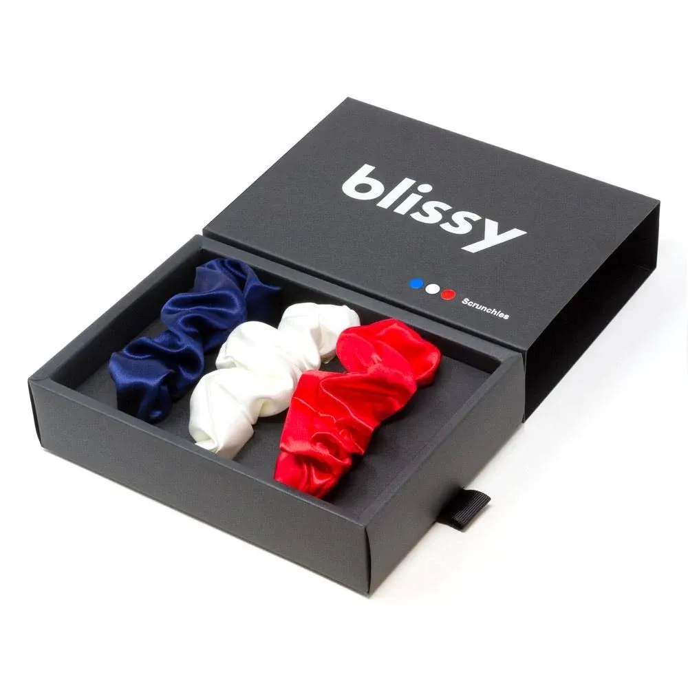 Blissy Scrunchies - Silver