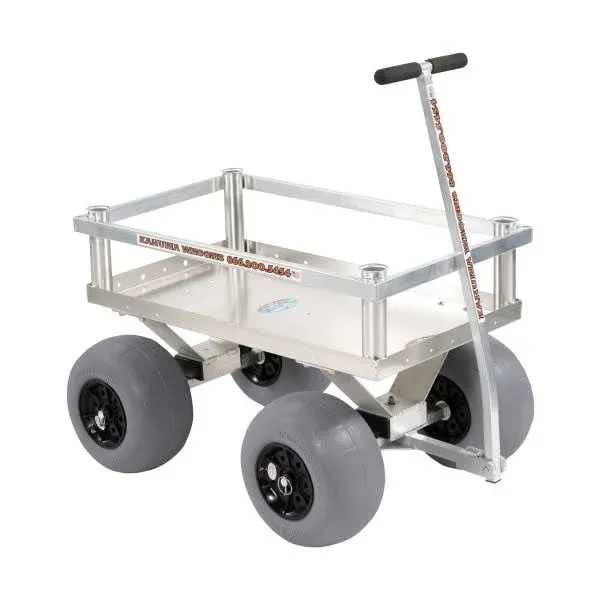 Calypso Cruiser Beach Wagon-Balloon Sand Tires-Lightweight-Rust-Free