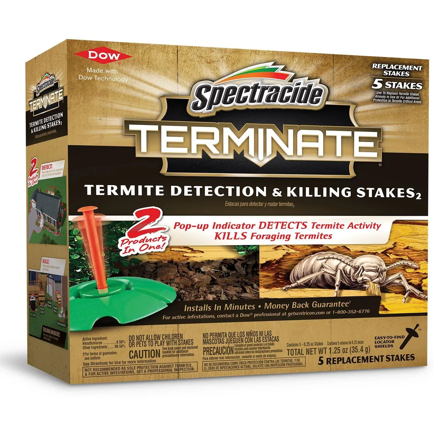 Spectracide Terminate Termite Detection Killing Stakes