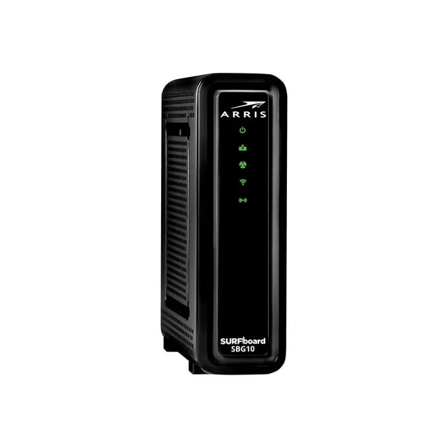 ARRIS SURFboard SBG10 DOCSIS 3.0 16x4 Gigabit Cable Modem &amp; AC1600 Wi-Fi Router