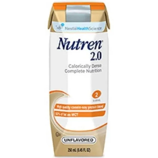 Nutren 2.0 Tube Feeding Formula 9871616230 Case of 24, Unflavored