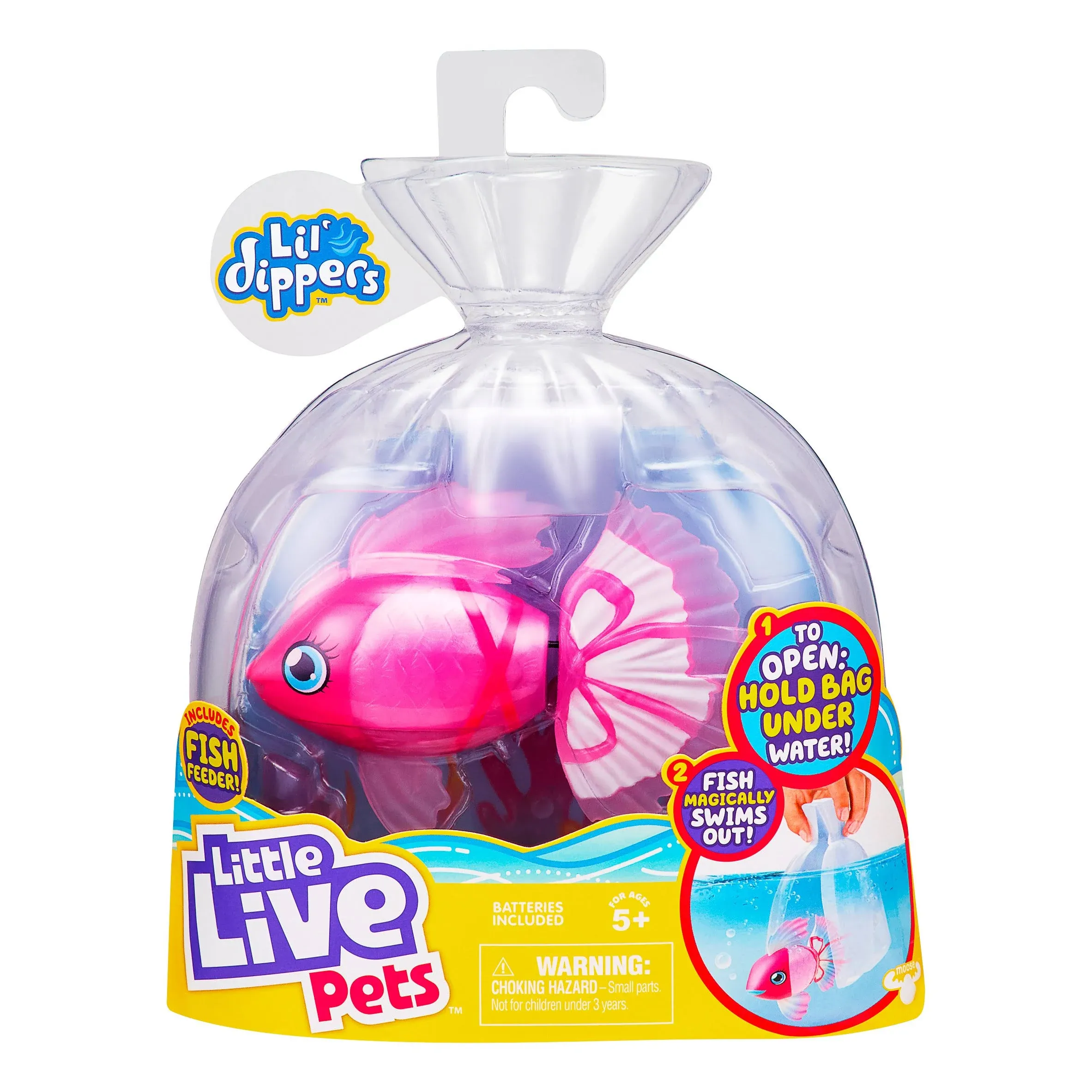 Magical Little Live Pets Lil' Dippers Fish SeaQueen Water Swimming Bath Toy 630996261606 | eBay