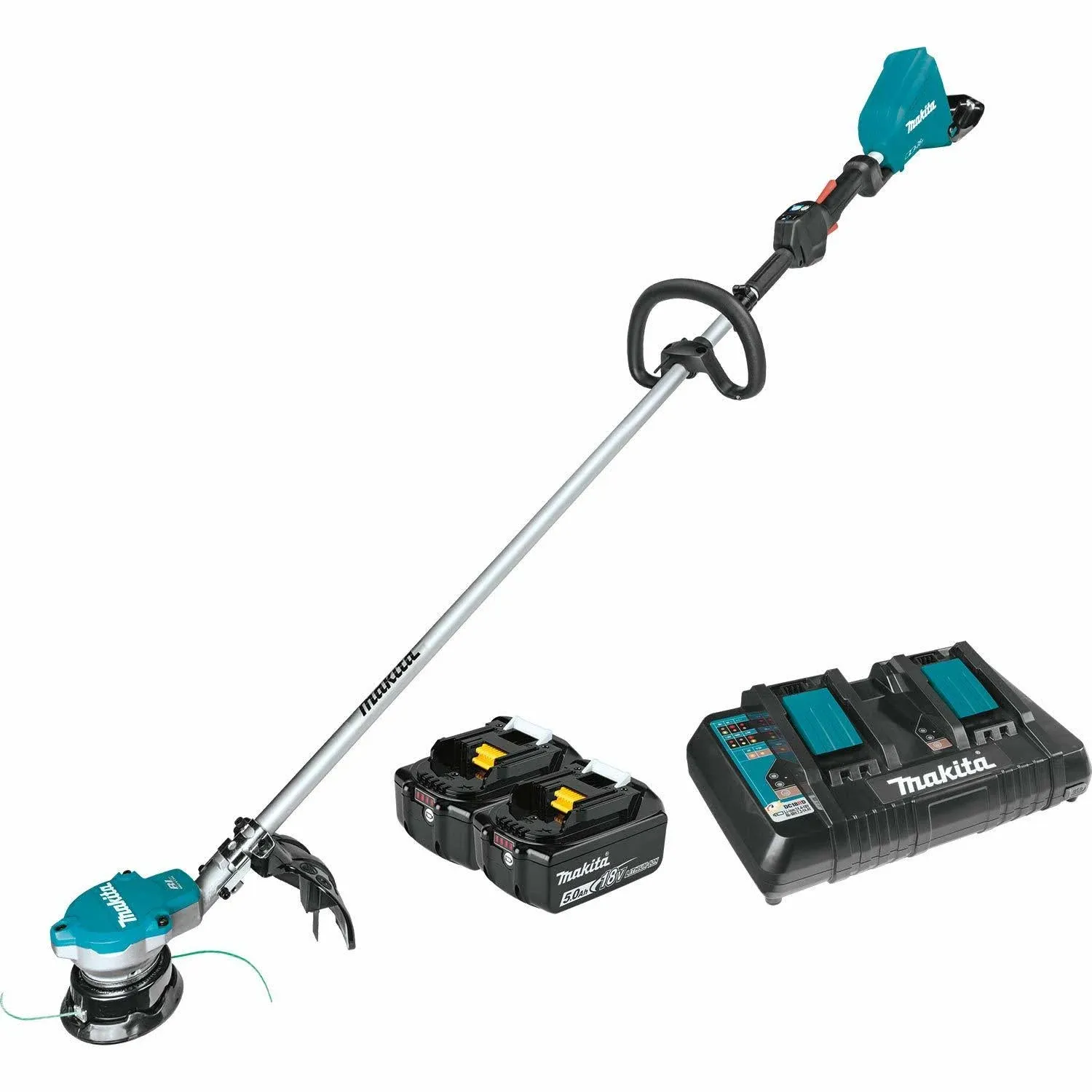 Makita - XML08PT1 - 36V (18V X2) LXT Brushless 21 in. Self-Propelled Commercial Lawn Mower Kit with 4 Batteries (5.0Ah)