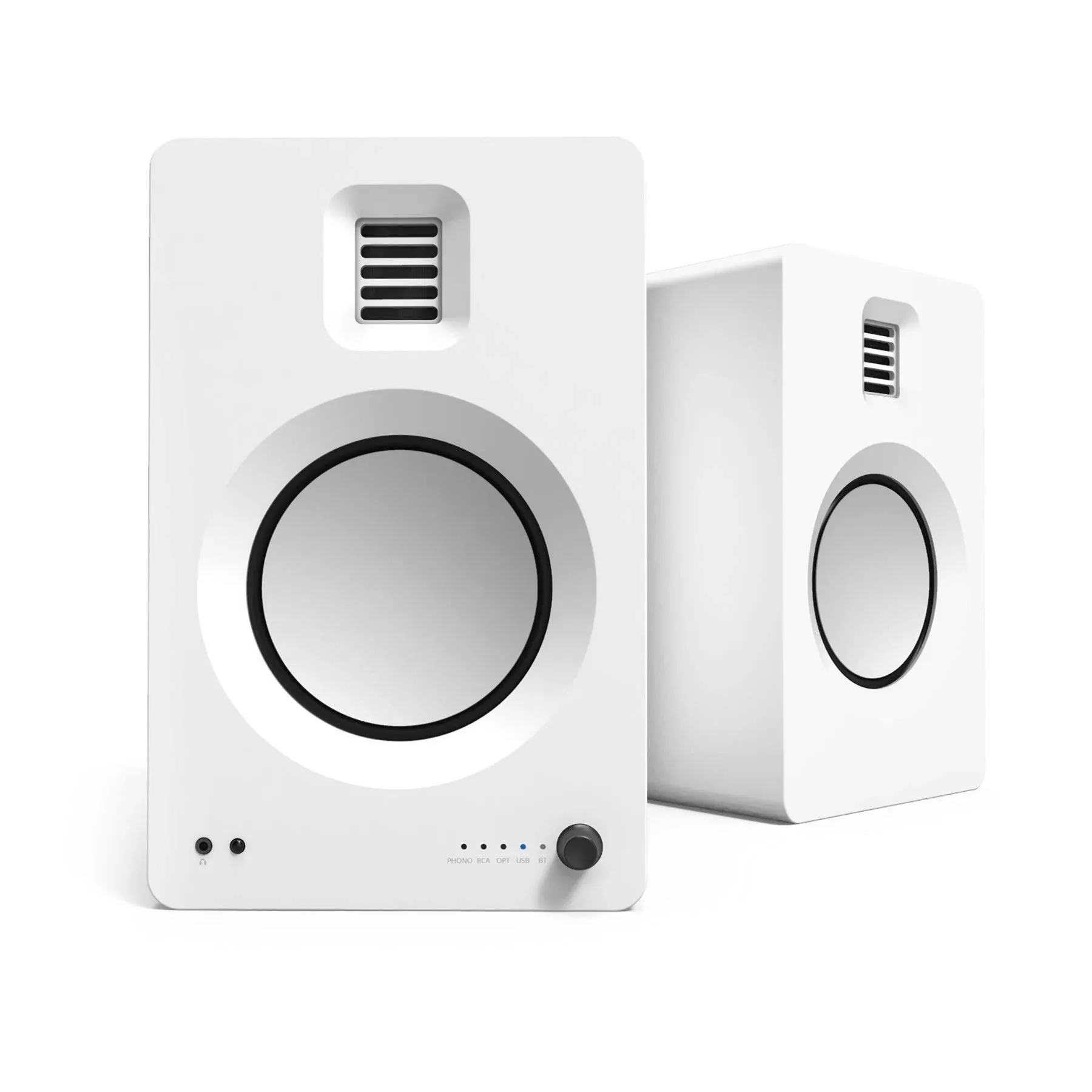 Kanto Tuk Powered Speakers with Bluetooth - Matte White