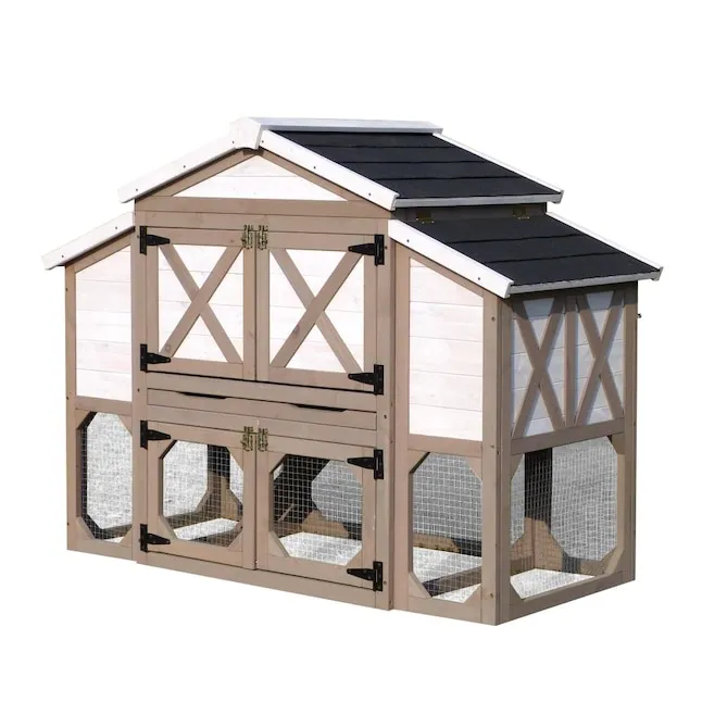 Merry Products & Garden 4-Door Country Style Chicken Coop - PTH0520010702