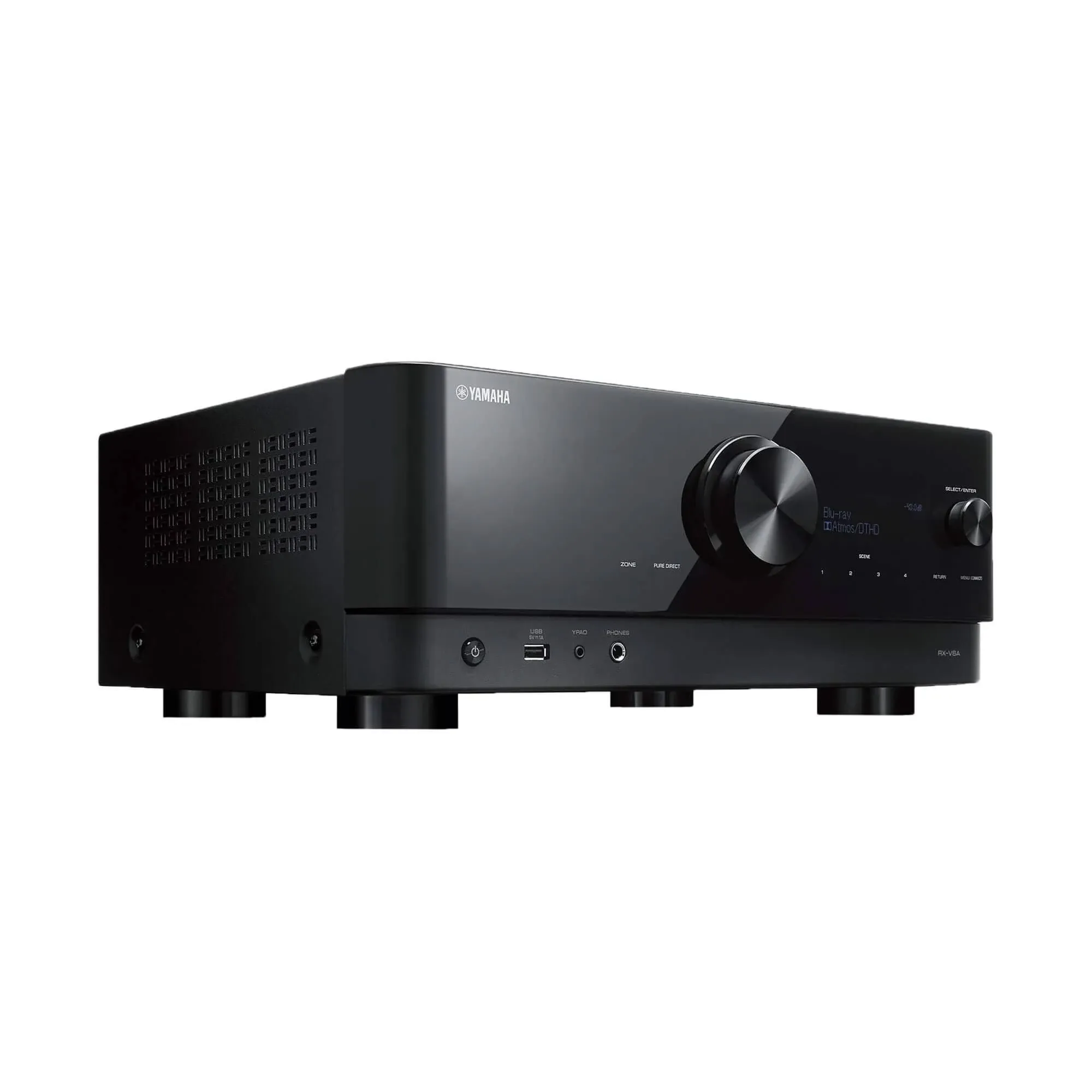 Yamaha - RX-V6A 7.2-channel AV Receiver with 8K HDMI and MusicCast - Black