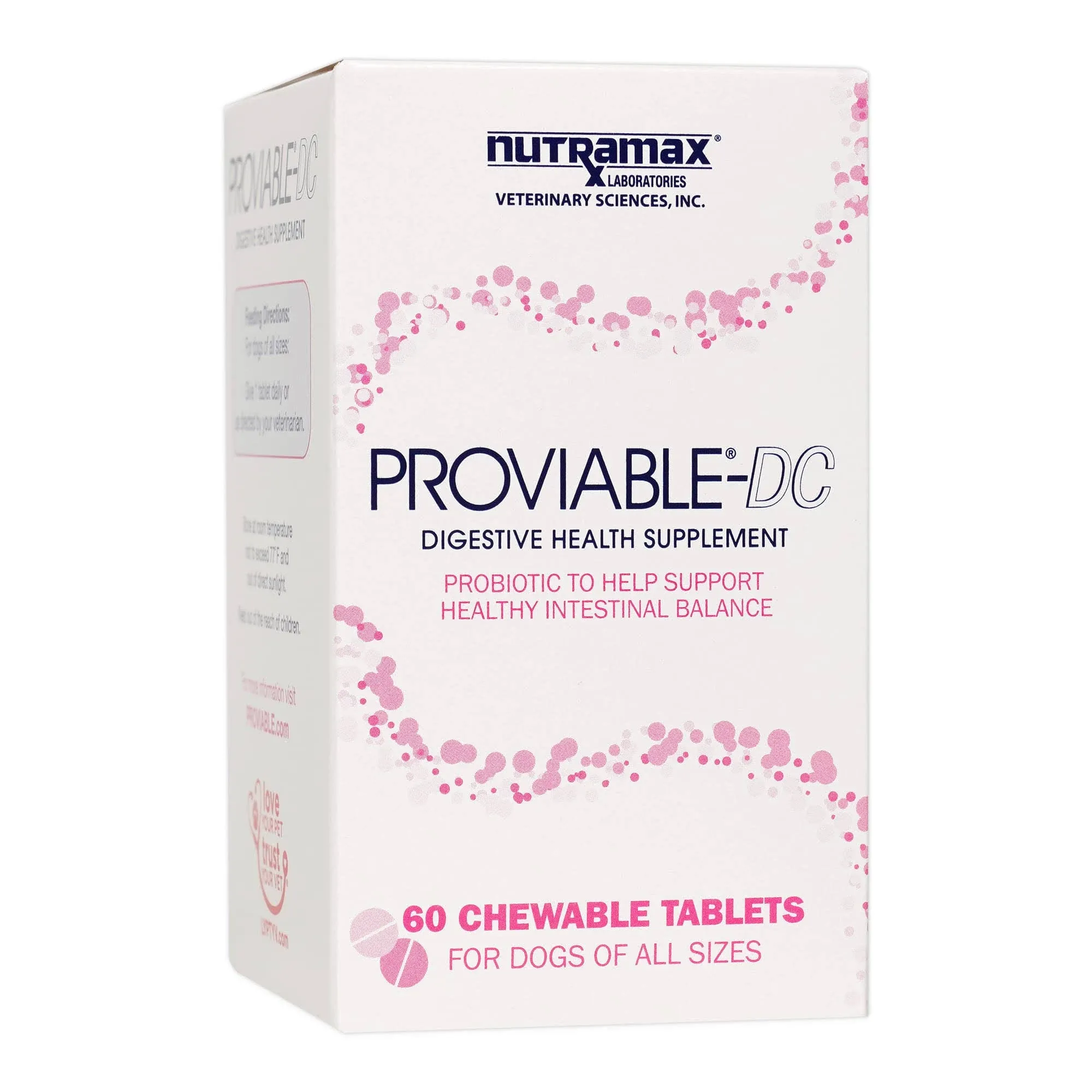 NUTRAMAX Proviable Chewable Tablets for Dogs