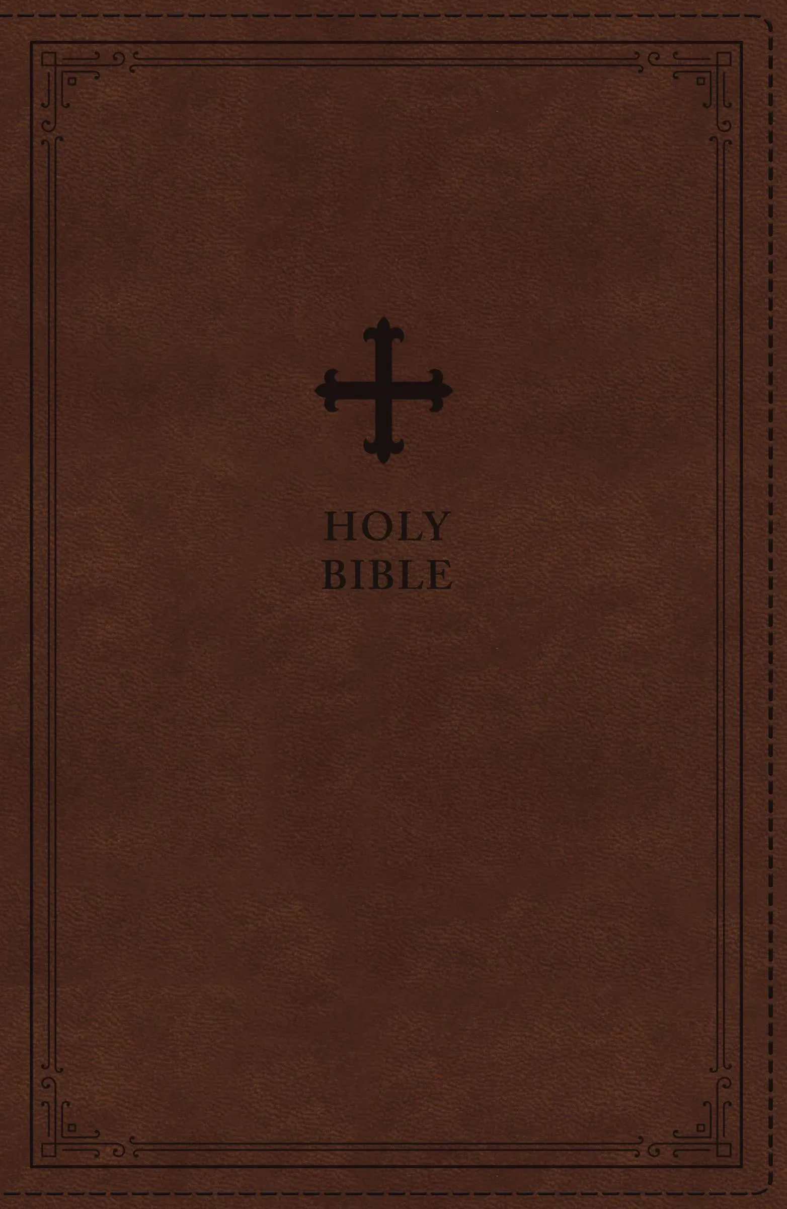 NRSV, Catholic Bible, Gift Edition, Leathersoft, Brown, Comfort Print: Holy Bible