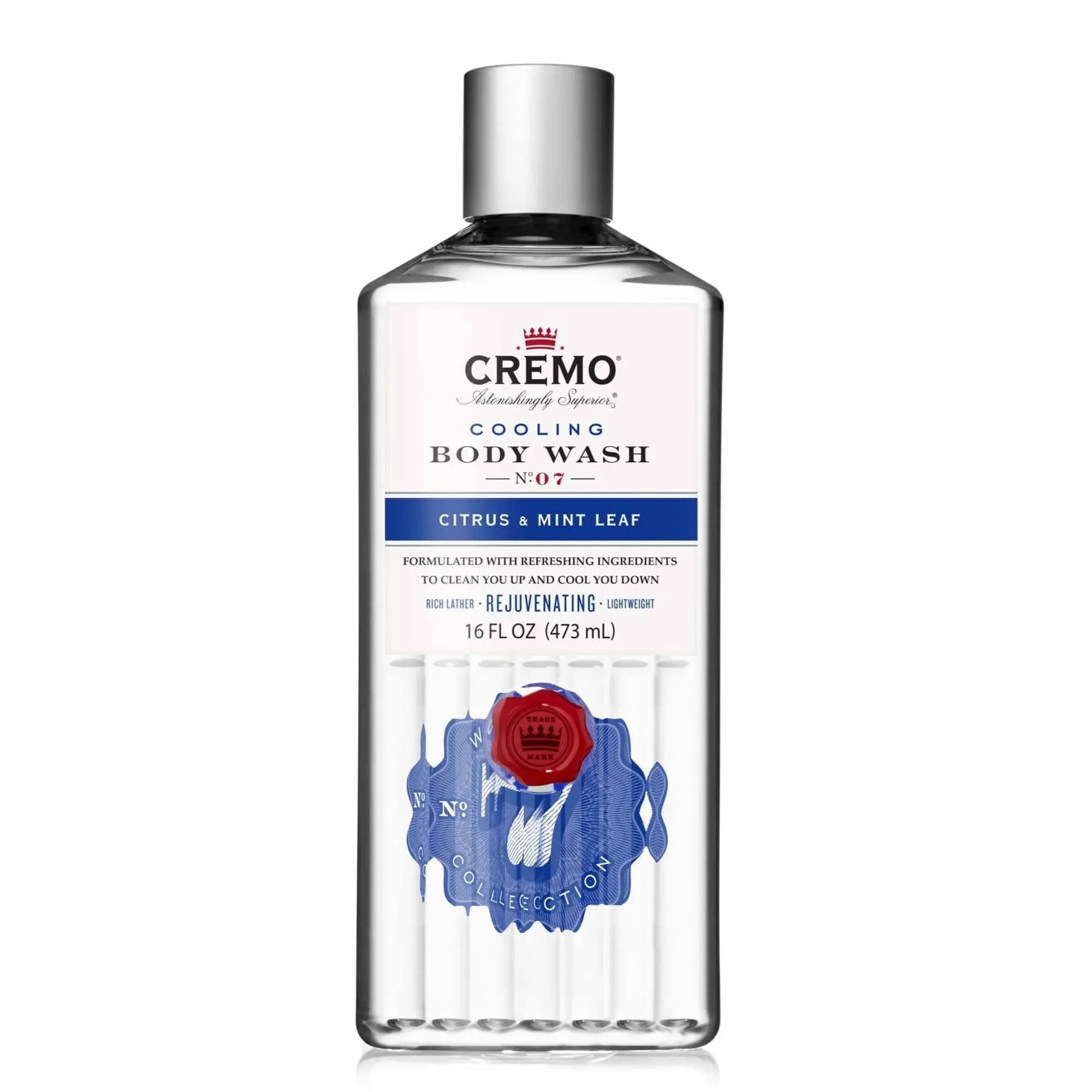 Cremo Body Wash, Citrus & Mint Leaf, Cooling, No. 07 - 16 fl oz