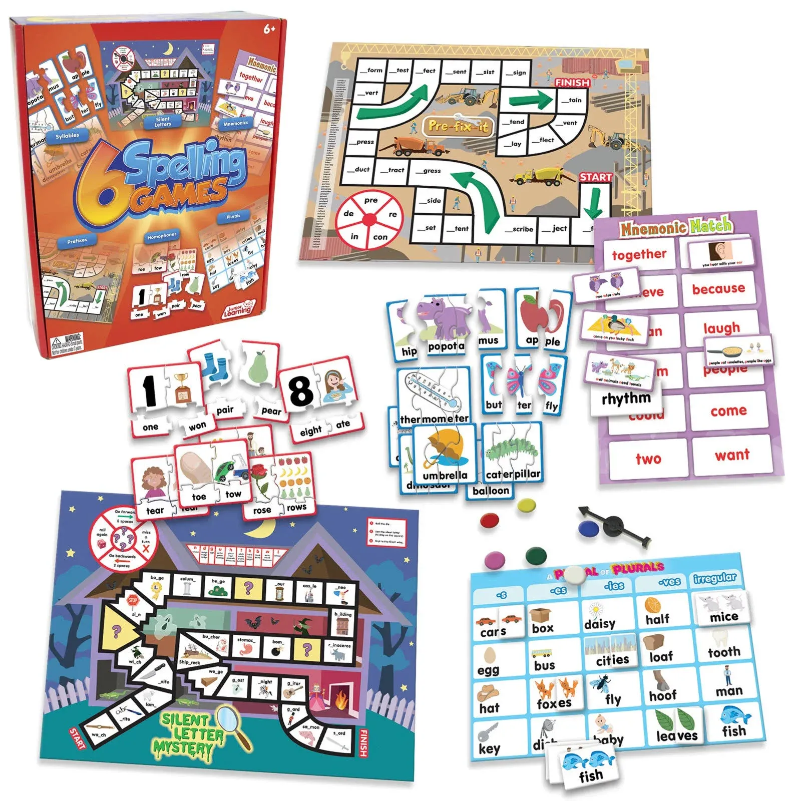 Junior Learning 6 Spelling Games