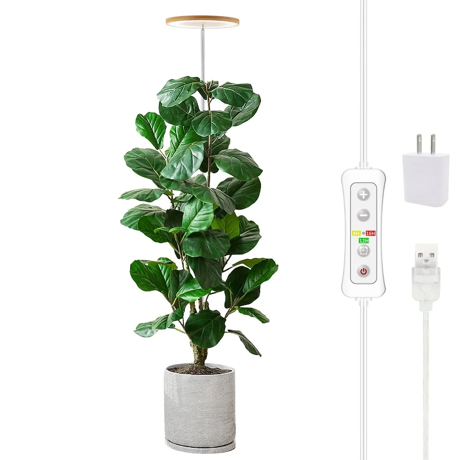 Plant Grow Light,yadoker LED Growing Light Full Spectrum for Indoor Plants,Height ...