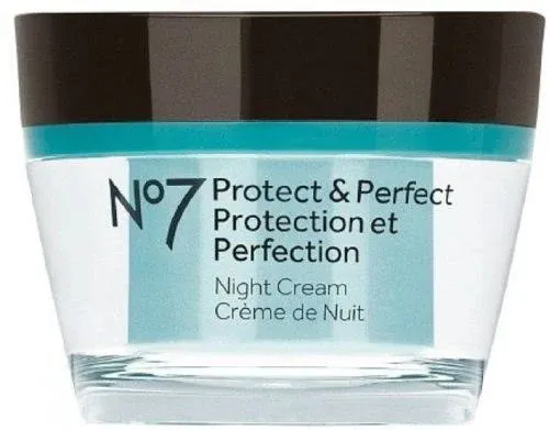 Boots No7 Protect & Perfect Night Cream - 1.6 fl oz jar