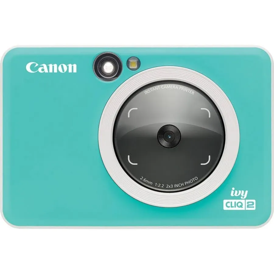 Canon - Ivy Cliq2 - Instant Camera Printer - Turquoise