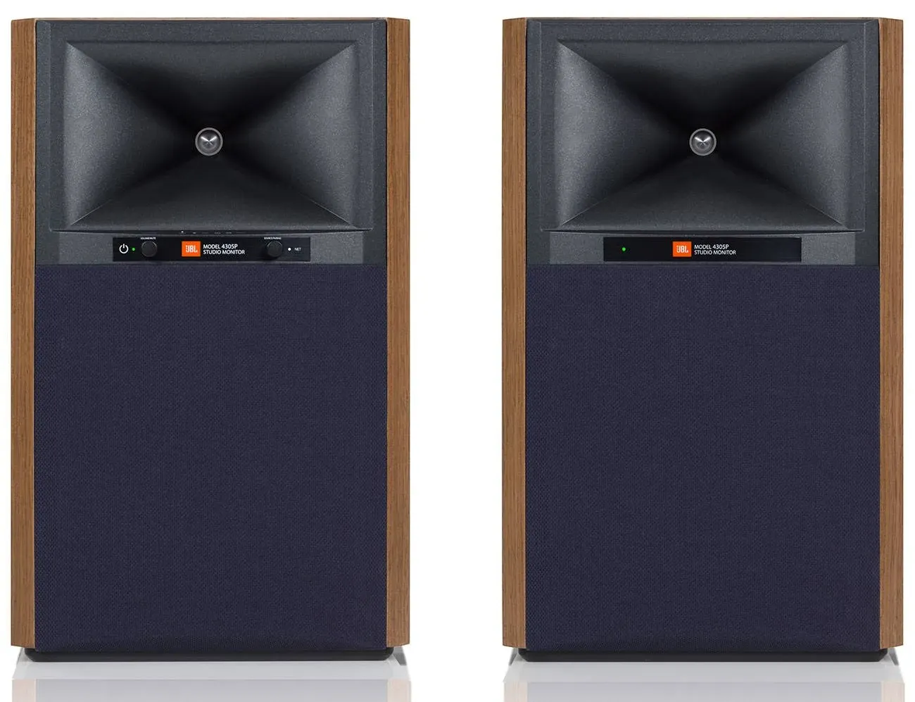 JBL: 4305P Powered Bookshelf Speakers w/ Streaming - Pair