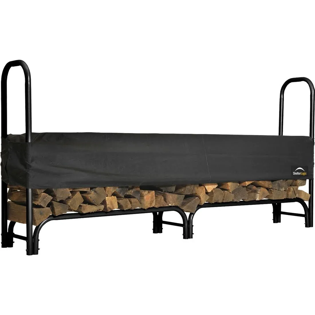 ShelterLogic 8 ft. Heavy Duty Firewood Rack with Cover