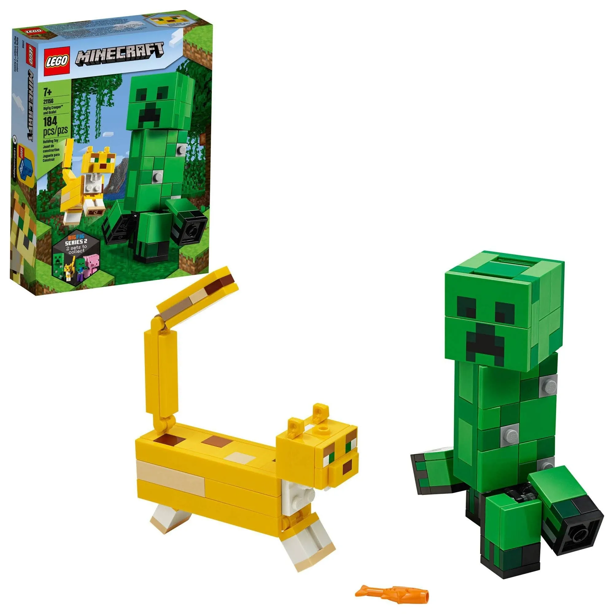 21156 LEGO Minecraft BigFig Creeper and Ocelot