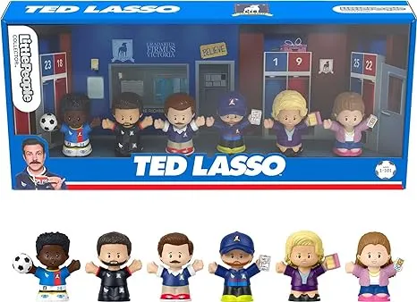 Little People Collector Ted Lasso Special Edition Set In Display Gift Box For Adults & Fans, 6 FiguresLittle People Collector Ted Lasso Special Edition Set In Display Gift Box For Adults & Fans, 6 Figures