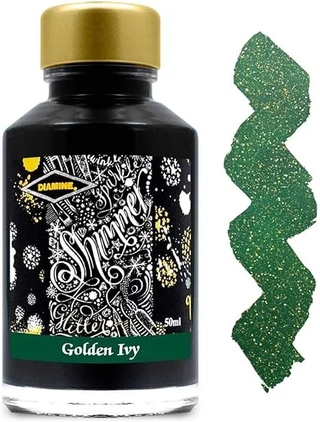 Diamine Ink Bottle 50ml - Golden Ivy