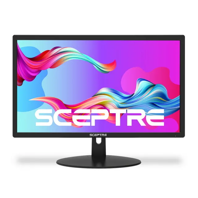 Sceptre E205W-1600 20" 1600 x 900 HD+ Resolution 75Hz 5ms 2xHDMI VGA Built-in Speakers Ultra Thin LED Backlit LCD Monitor