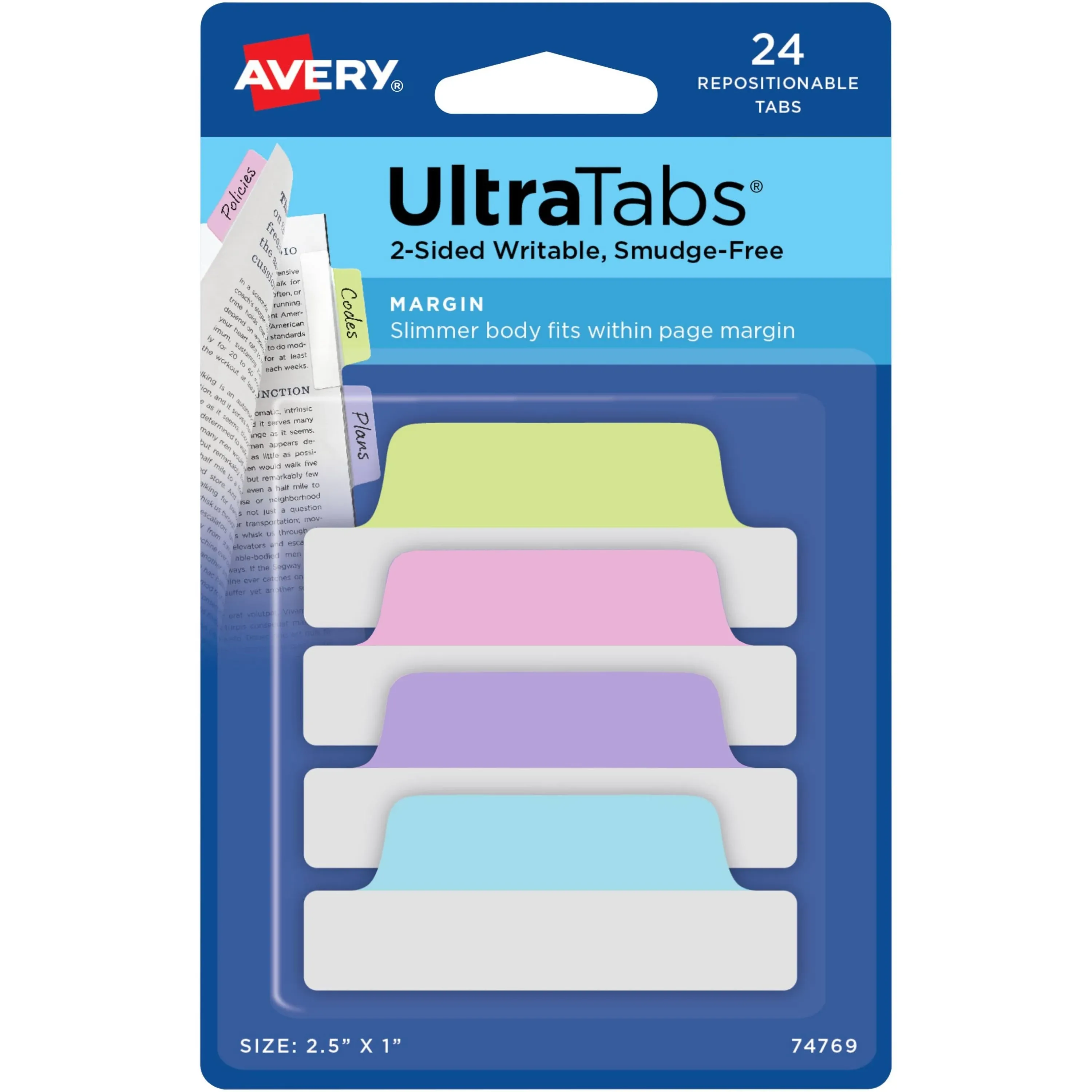 Avery Ultra Tabs Repositionable Tabs