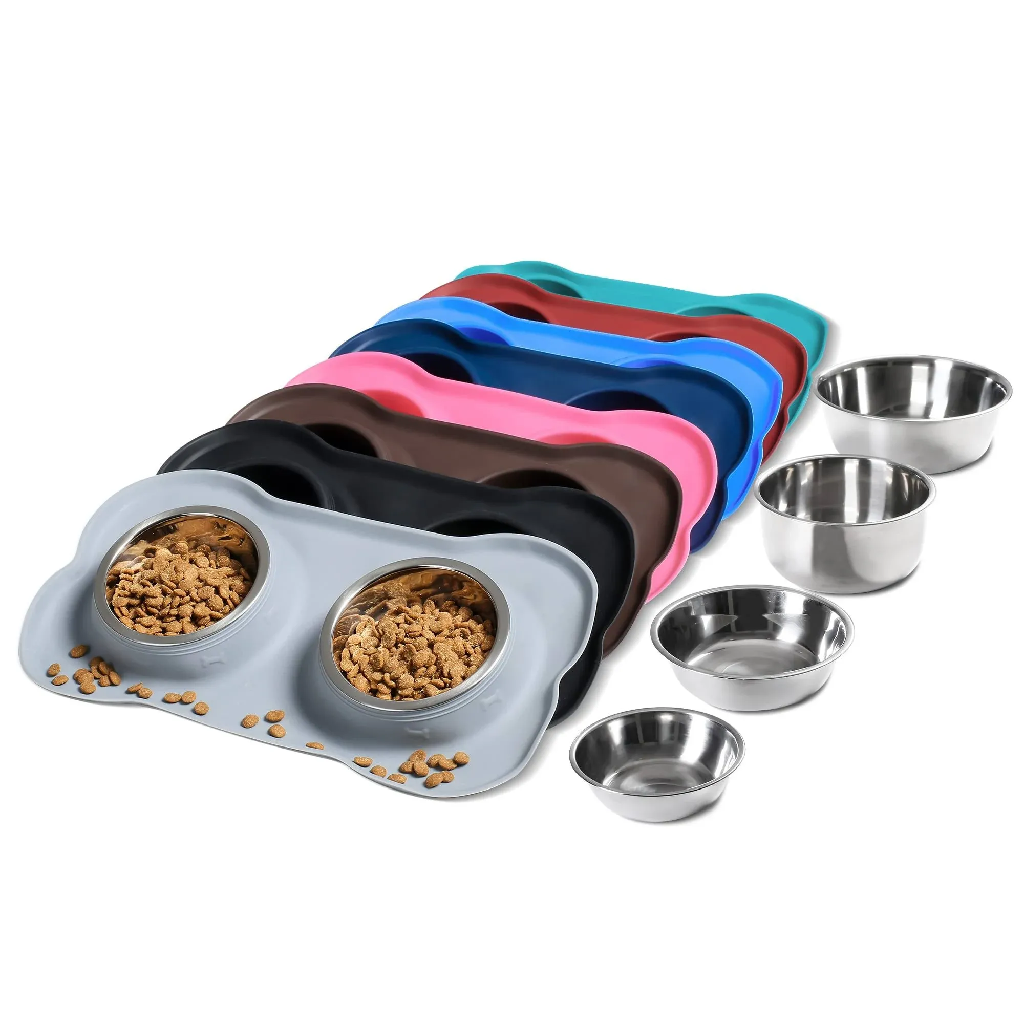 Hu Bulk Pet Dog Bowls