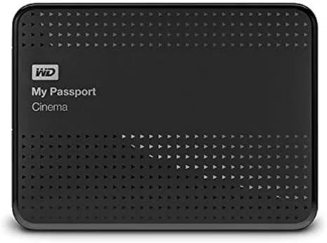 WD WDBZKS0010BBK-NESN My Passport Cinema 4K UHD Movie Storage