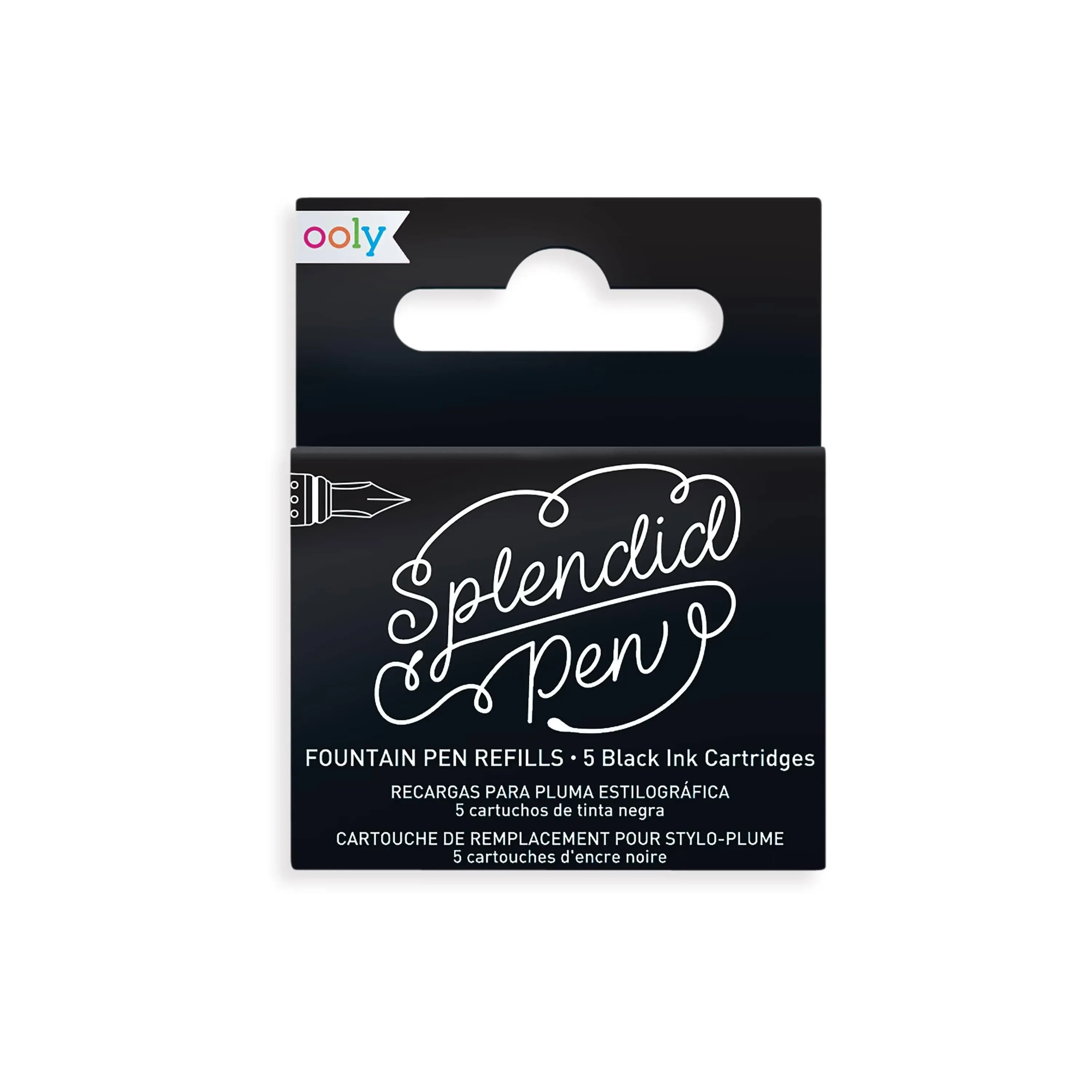 Ooly Splendid Fountain Pen Ink Refills - Black