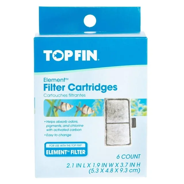 Top Fin EF-S Element Filter Cartridge Value Pack