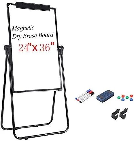  Whiteboard Easel, 36 x 24 Inches, Portable Dry Erase Accessory 36 X 24 Inches