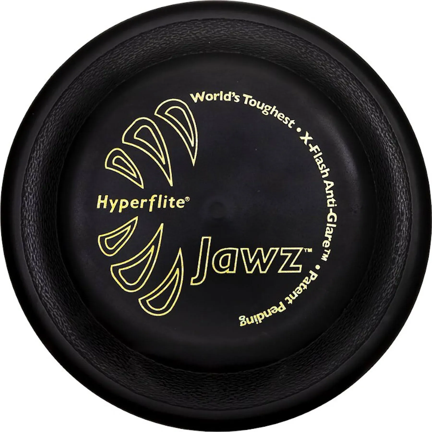 Hyperflite Jawz Black Competition Dog Disc 8.75 Inch, Worlds Toughest, Best Flying, Puncture Resistant, Dog Frisbee, Not a Toy Competition Grade, Outdoor Flying Disc Training