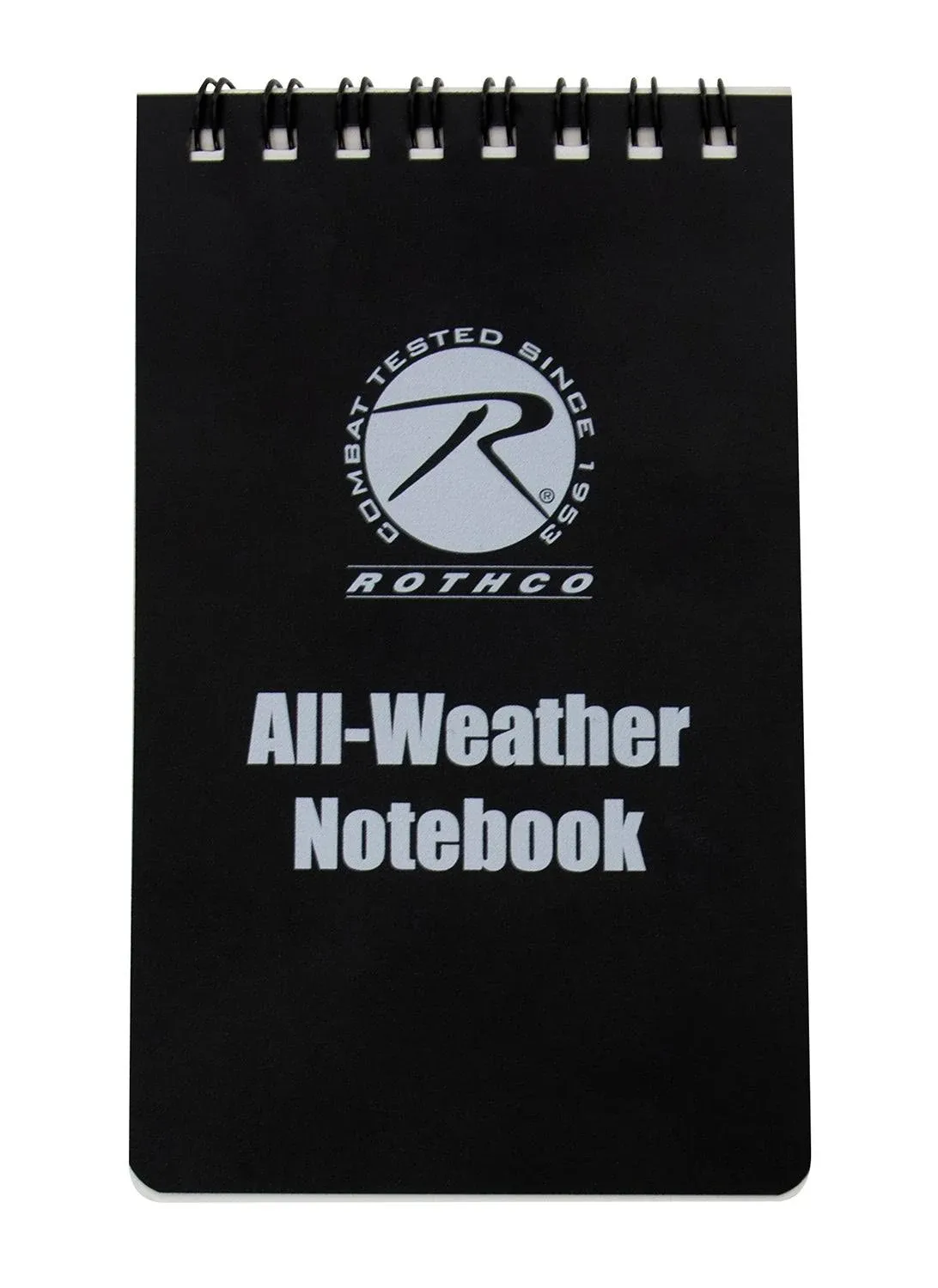 Rothco All-Weather Waterproof Notebook Color: Black/Size: 3" X 5"