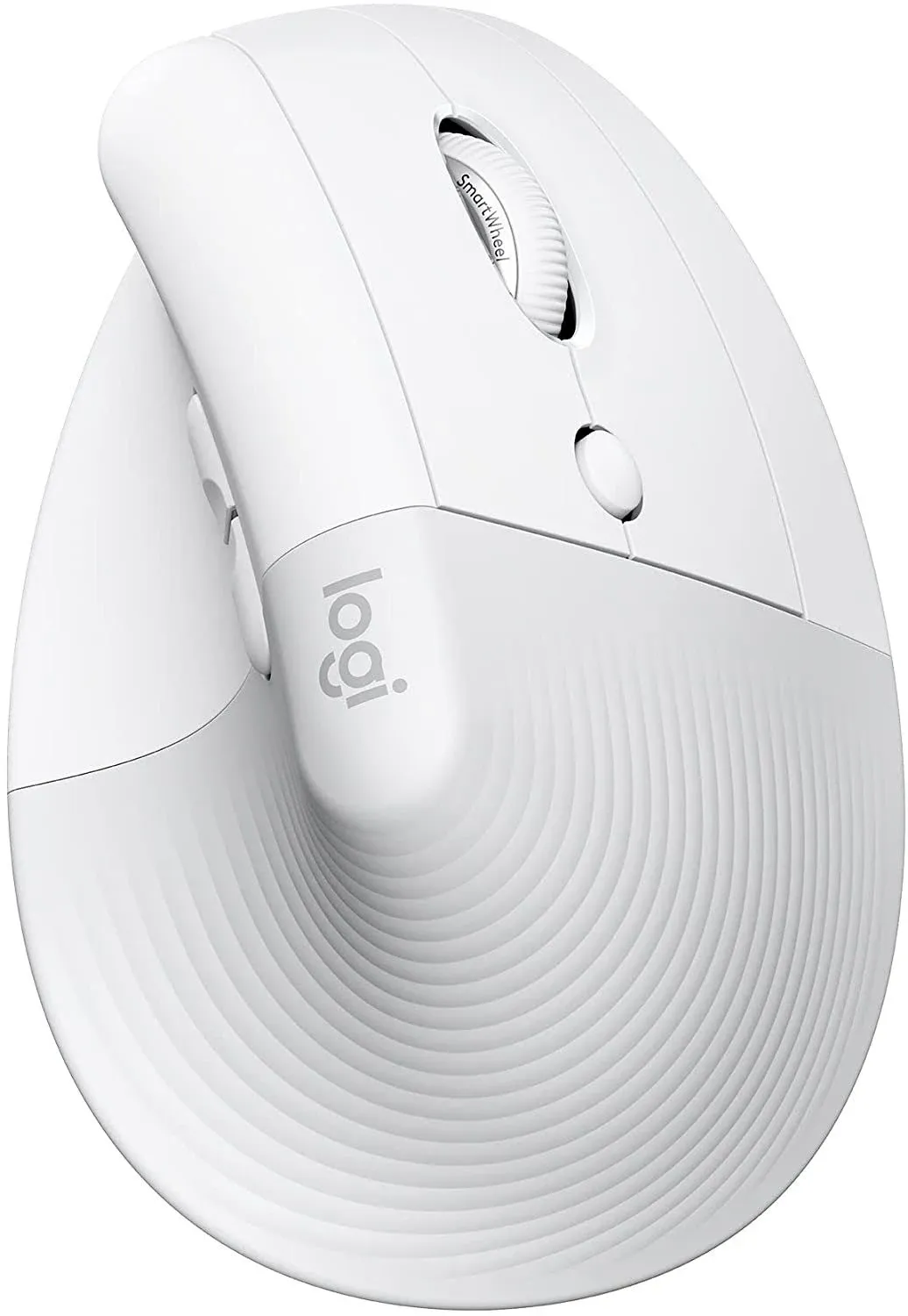 Logitech Lift for Mac Wireless Vertical Ergonomic Mouse, Bluetooth, Quiet Clicks, Silent Smartwheel, 4 Customisable Buttons, for macOS/iPadOS/MacBook Pro/ Air/iMac/iPad - Off White