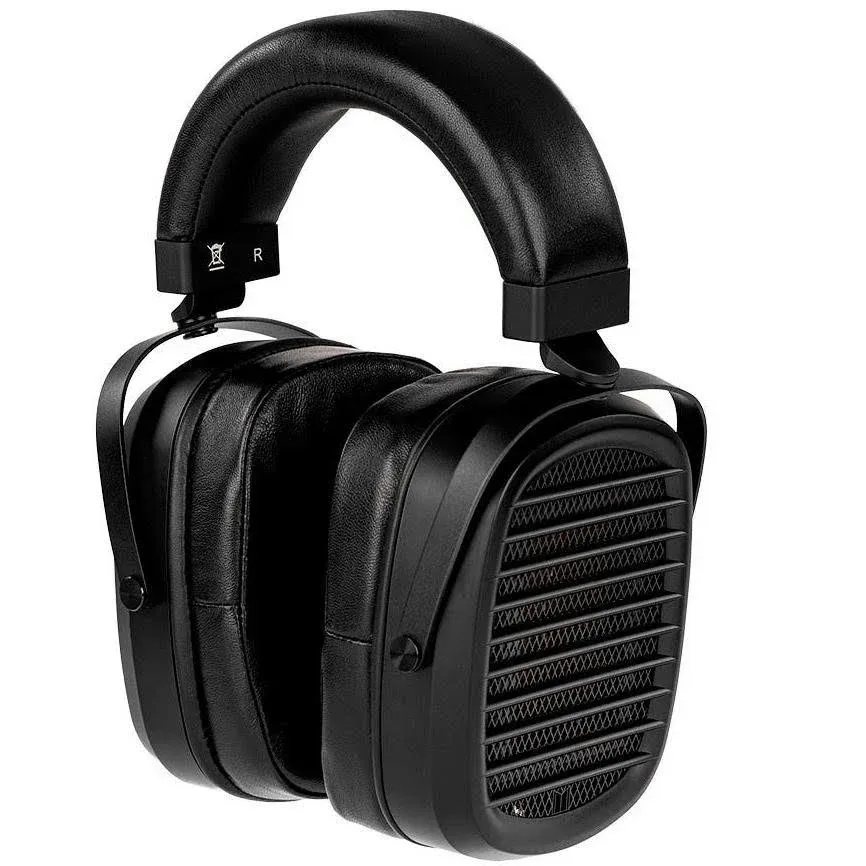 Monolith AMT Headphones - Open Back Design, Comfort with Changeable Earpads, Mini 4-Pin XLR Headphone Connectors, 32 Ohm Nominal Impedance, 6 Foot Cable and 1/4 Inch to 3.5mm Adapter, Black