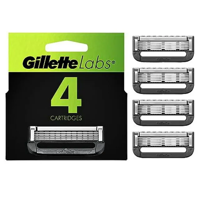 Gillette - Recambios de hoja de afeitar con barra exfoliante para maquinilla de ...