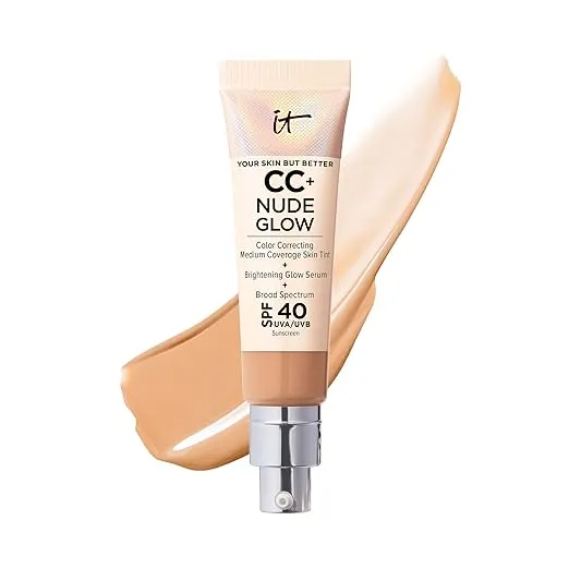 CC+ Nude Glow Lightweight Foundation + Glow Serum with SPF 40