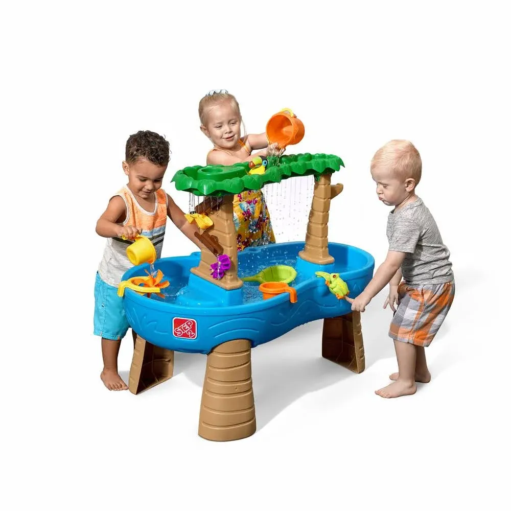 Tropical Rainforest Water Table (Includes 13 Piece Accessory Set) Green & Blue