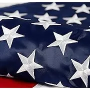 American Flag 6X10 Ft: Longest Lasting US Flag Made from Nylon Embroidered Stars