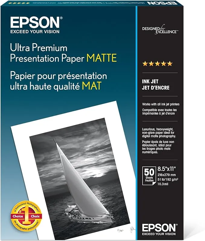 Epson Ultra Premium Matte Presentation Paper